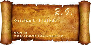 Reichart Ildikó névjegykártya